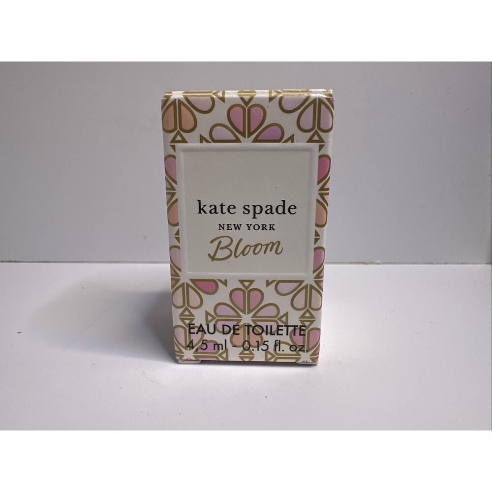 NEW Kate Spade New York Bloom Eau de Toilette Perfume Mini Travel 0.15 oz 4.5ml